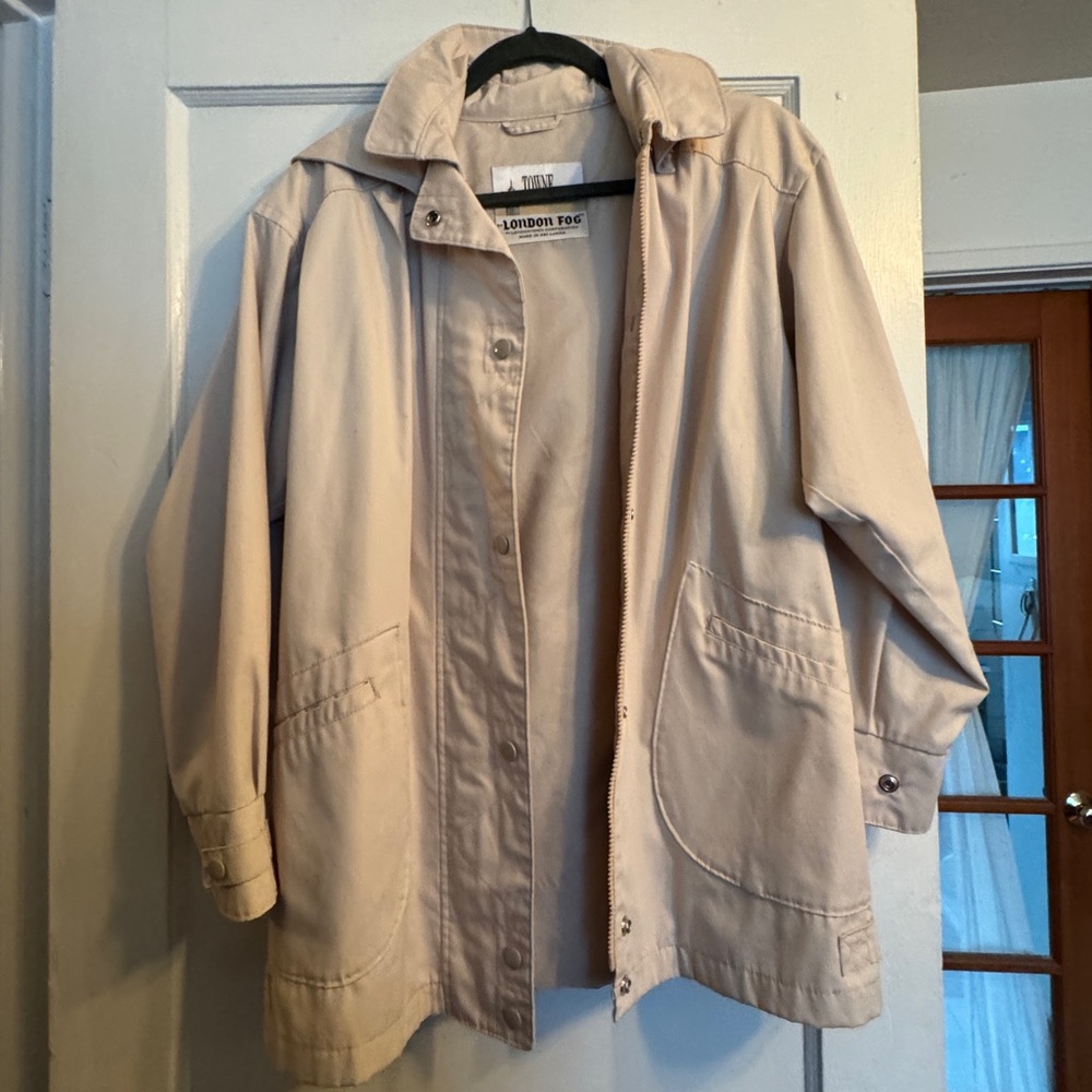 LONDON FOG TOWNE vintage rain coat